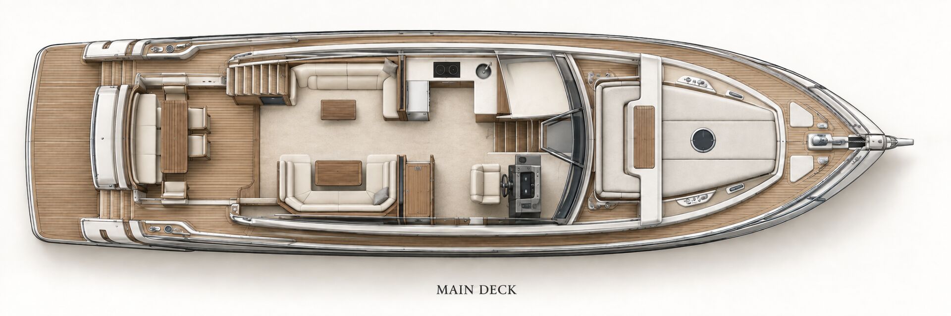 Baltra B65 main deck deck plan
