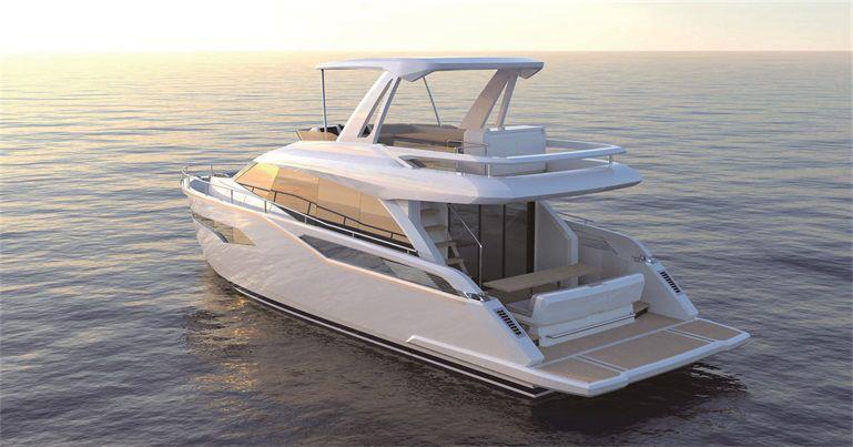 Baltra B55 aft three-quarter render