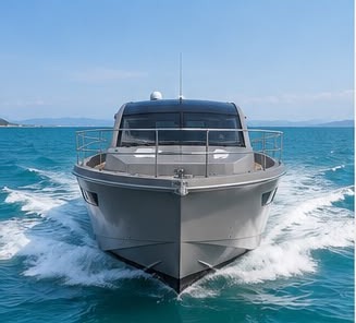 Baltra B55S bow view